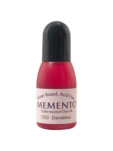 Memento Dye Ink Refill .5oz-Dandelion Pack Of 1