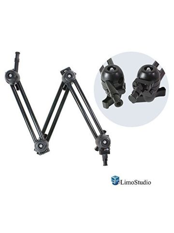 Limo Studio 3 Section Double Articulated Arm Camera Mount Bracket