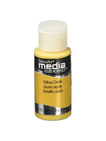 Media Fluid Acrylic Paint 1Oz - Yellow Oxide Pack Of 3