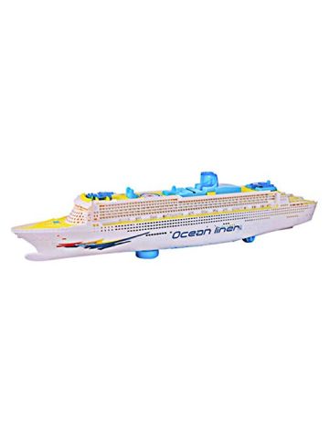 Music Ship Model Electric Flashing Sound Cruises Electric Universal Music Light