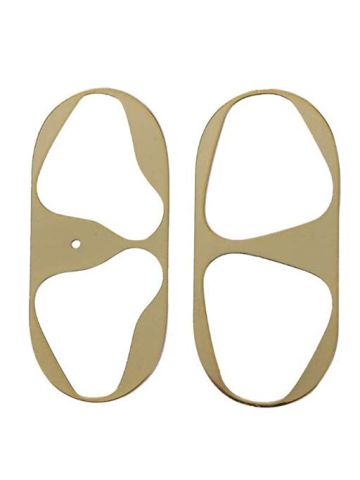 Films Dust Guard for Apple Airpods 2 Pieces 18 K Gold Plating Protect Airpods from Iron Metal Shavings