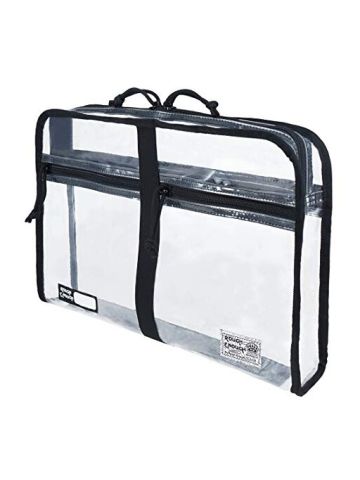 Transparent Clear Multi-Functional Big Document Pouch Case Holder Folder Bag