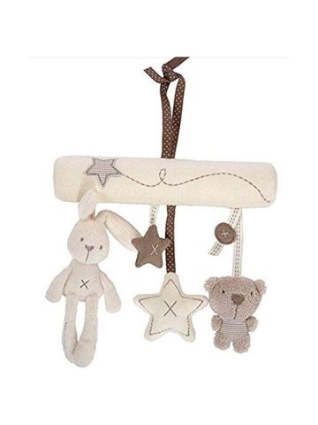 Baby Music Plush Activity Crib Stroller Soft Toys Rabbit Star Shape