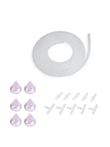 Aquarium Inline Tubing, 6PCS Suction Cups ,Standard Fit