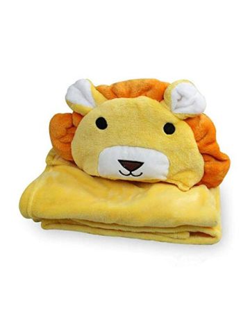 Baby Hooded Bath Towels Animal Bathrobe Fleece Towel Blanket