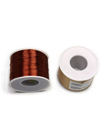 CMS Magnetics 24 Gauge Enameled Magnet Wire One Pound One Spool