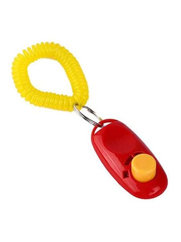 Dog Clicker Cat Training Trainer with Key Ring and Wrist Strap