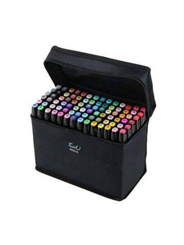 80 Colors Touch-5 Alcohol Graphic Pen Manga Graphic W/Bag Art Twin Marker Pen W060015