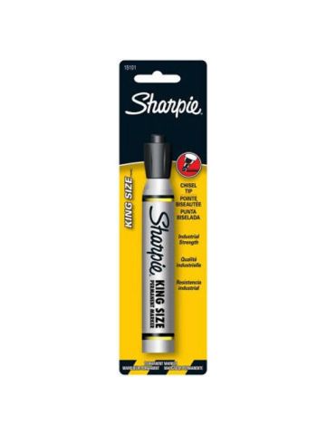 Sharpie King Size Permanent Marker, 1 Black Marker