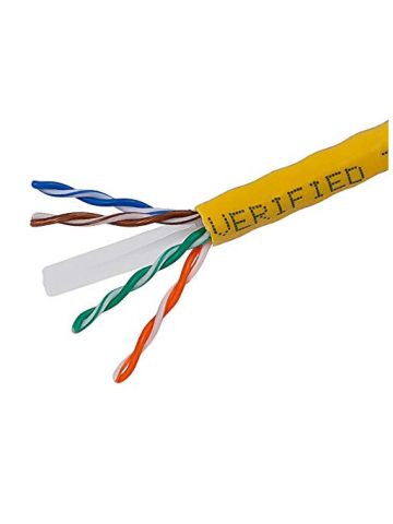 Monoprice 1000-Feet 23 AWG Cat6 500Mhz UTP CMR Solid Bulk Bare Copper Ethernet Cable