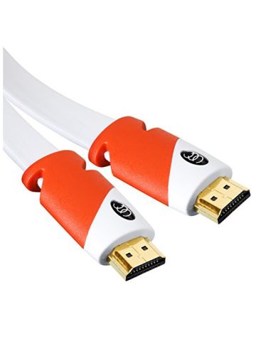 Flat HDMI Cable High Speed HDMI Flat Wire, 12 Meter By Ultra Clarity