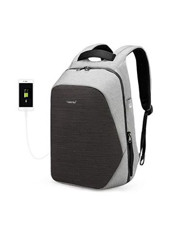 Tigernu 15.6 Inch USB  Charging, Anti-Theft Laptop Bag And Multi functional Backpack - Grey