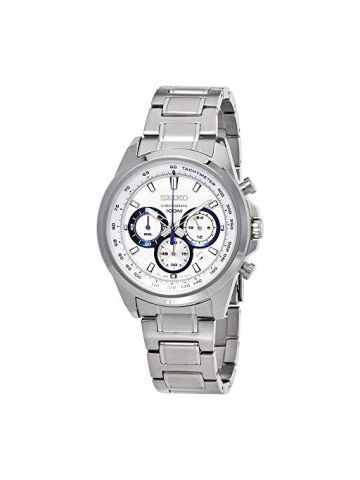 Seiko Neo Sports Chronograph White Dial Mens Watch SSB239