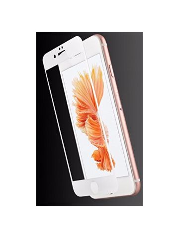 IPhone 7 Plus 3D Carbon Fiber Tempered Glass - White
