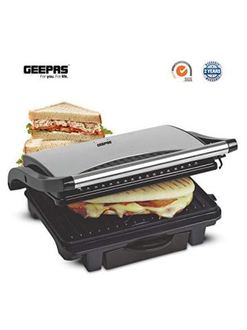 Geepas S/S Grill Maker/Nonstck Grill Surface 1X4