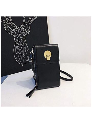 Y&D Women's Stylish Bag Tassel Ornament Chic Style Lady Like All Match Sweet Color Cross Shoulder Bag Black