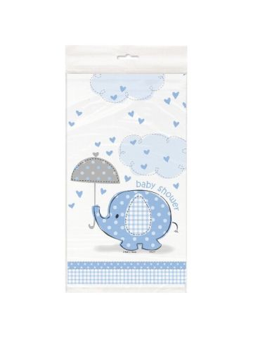 Unique Elephant Baby Shower Plastic Tablecloth