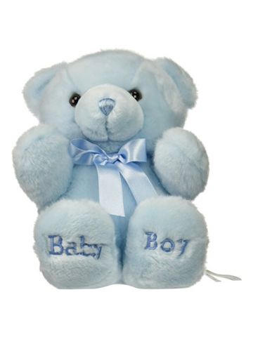 Aurora Plush Baby 10 Inches  Comfy Blue Baby Boy Bear