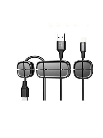 Baseus Cable Clip Desktop USB Cable Winder Wire Organizer Cable Cord Holder Management System Wire Headphone Winder