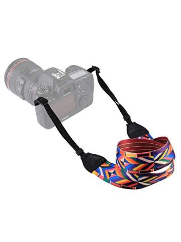 Puluz Retro Ethnic Style Multi-Color Neck and Shoulder Camera Strap for Slr and Dslr Cameras
