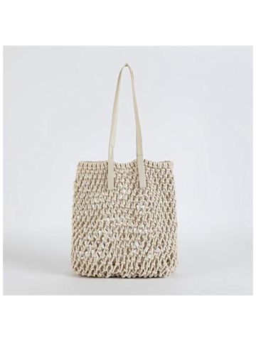 Y&D ins style, simple knit bag, women's shoulder bag, beach bag, holiday bag