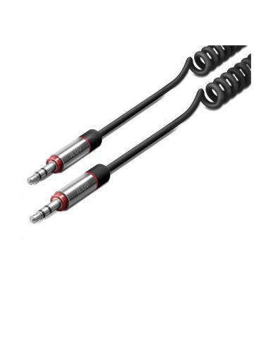 ILuv ICB110 Premium Aux-In Audio Cable 3 Ft Durable Nickel-Plated Shielded 3.5mm Plug