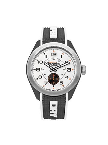 Superdry Men's 'Navigator Military' Quartz Plastic And Silicone Casual Watch