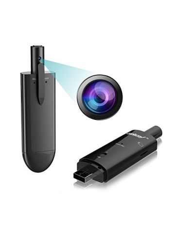 Hidden Spy Pen Camera, Conbrov  Portable Mini Body Camera Video Recorder