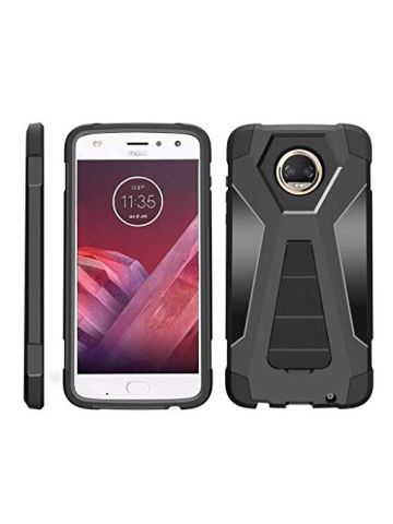 Force Case Moto Z2 Play Case Dual Hybrid Hard Impact Silicone Cover