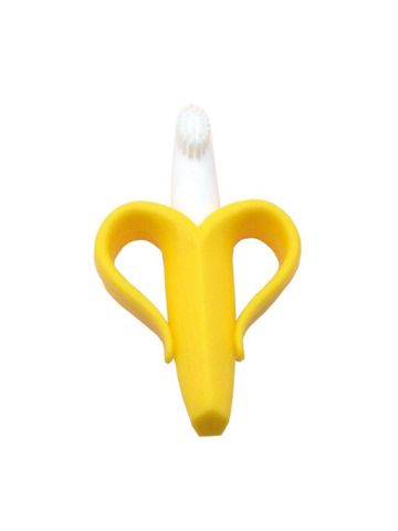 Baby Training Toothbrush-Banana Toothbrush,For Babies,Toddlers,Kids Etc(Yellow).