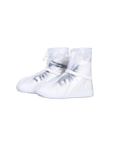 Anti-Slip White Shoes Cover Unisex Waterproof Protector Shoes Boot Cover Rain Shoe Covers