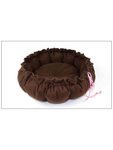 Pet Bed Dog Cotton Kennel Pet House For Dog Pig Cat-Coffe