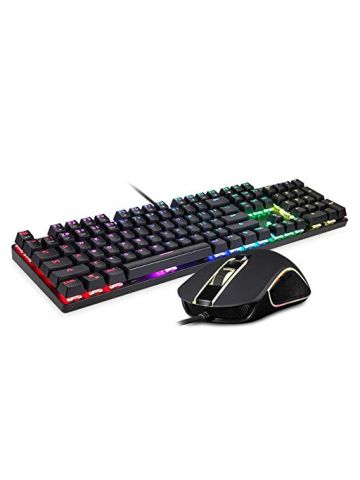 Motospeed Ck888 Usb Gaming Mechanical Keyboard Rgb Led Backlight Keyboard Plus Adjustable Dpi Gaming Mouse For Gamer