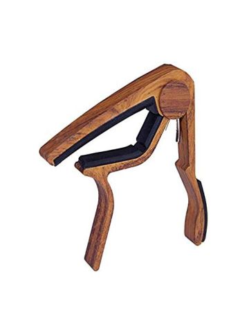 Guitar Capo Adjust The Pitch Personalized Wood Grain Guitar Capo Guitar Accessories