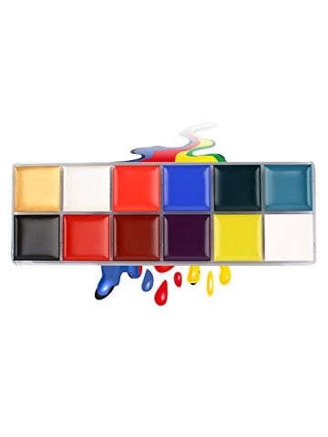 Face Paint Kit Professional 12 Colors Mega Palette Party Pack For Kids