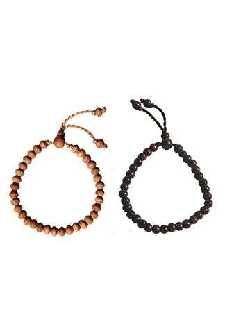 Tension Exotic Tamarind And Sandalwood Tree Wood Tasbih Bracelets