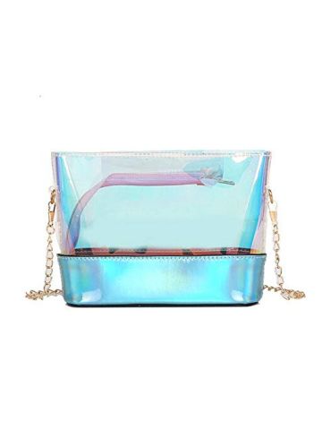 Y&D Women's Bag Stylish Chic Fashion Alloy Chain Colorful Shoulder Bag Multi Color B07NDYDW5D