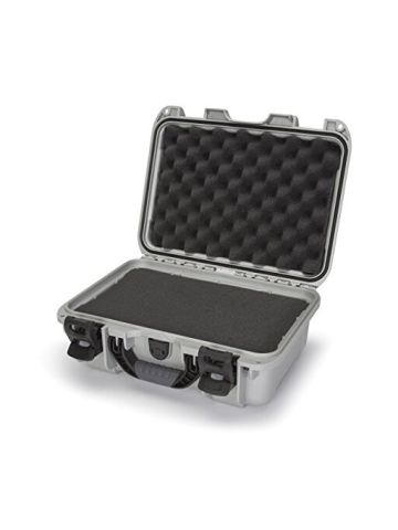 Nanuk 915 Case With Cubed Foam Silver