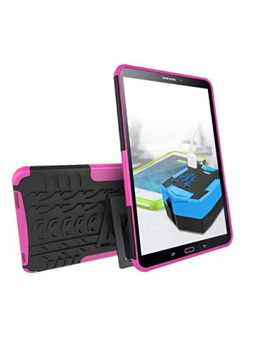 For Samsung Galaxy Tab a T580 N/t585 N 10.1 Phone Case Armor Silicone + Hard Plastic Shock Absorbing Cover Stand Case