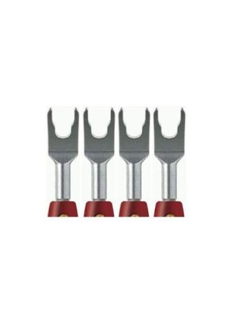 Audioquest Spade Connectors Silver Set Of 4