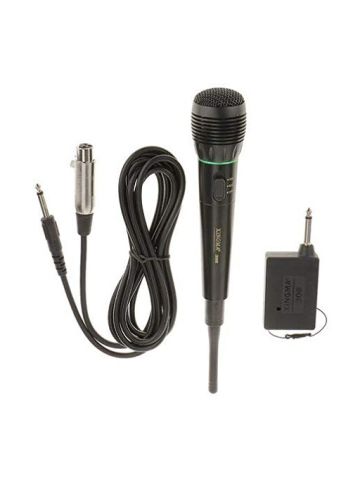 Microphone Wireless Wired 2 In1 Handheld Cordless Mic For Karaoke Singing Dj