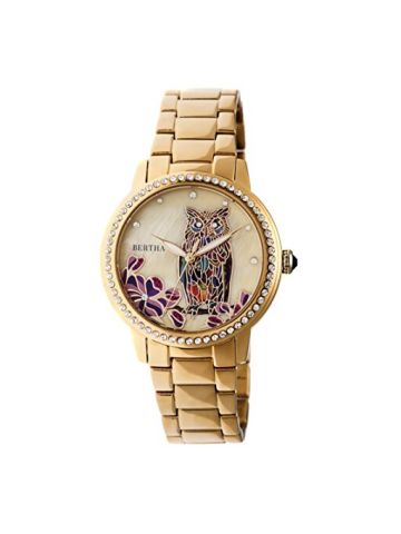Bertha Madeline MOP Bracelet Watch Gold BTHBR7102