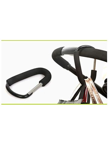 Stroller Shopping Bag Hook Aluminum Carabiner