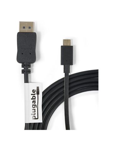 Plugable USB-C To DisplayPort Adapter Cable (6'/1.8m)