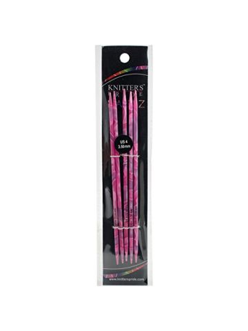 Knitter's Pride 4/3.5mm Marblz Double Pointed Needles, 6"