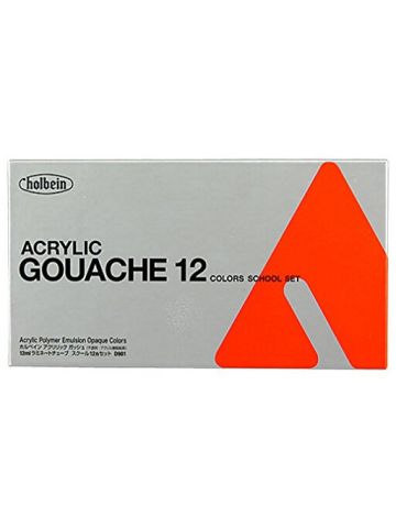 Holbein Acryla Gouache Colors School Set Of 12