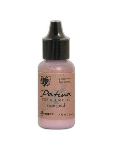 Vintaj Patinas Metallics .5oz-Rose Gold Pack Of 1