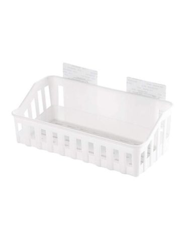 Kitchen Bathroom Wall Storage Shelf Hanging Rack Corner Basket Holder Organizer