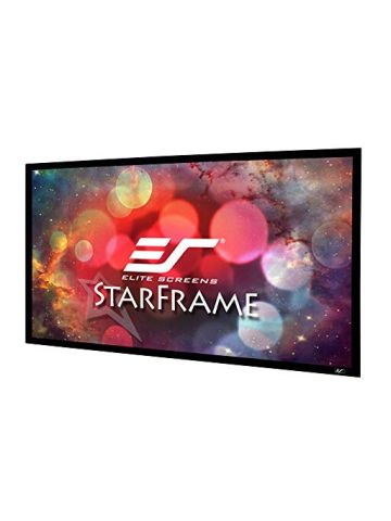 Elite Screens StarFrame Series, 3D - 4K Ultra HD Fixed Frame Home Theater Projector Screen,