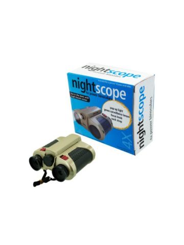 Bulk Buys Night Scope Binocular, Black/Grey/Orange/Gold